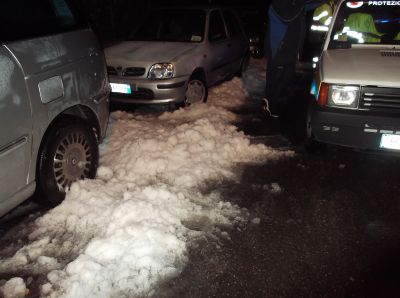 Emergenza neve- ghiaccio: intervento immediato della Protezione Civile comunale.