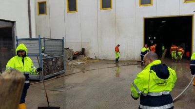 Impegnato a 360 gradi il Gruppo comunale della Protezione Civile di Cava de'Tirreni.