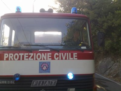 Marco ai comandi della pompa.