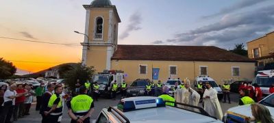 UN MESE AI FESTEGGIAMENTI PER SANT'ANNA - benedette le nuove attrezzature di Protezione Civile.