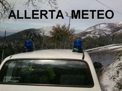 AVVISO DI ALLERTA PER PREVISTE CONDIZIONI METEOROLOGICHE AVVERSE.