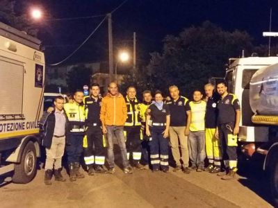 Interventi antincendio della Protezione Civile cavese.