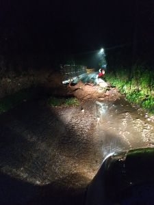 Smottamenti sulle zone pedemontane, interventi della Protezione Civile comunale.