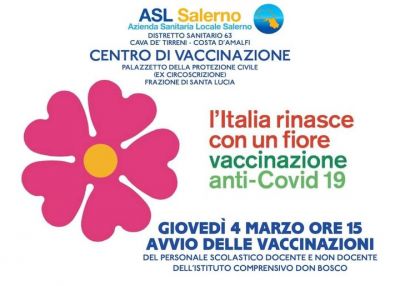 DA DOMANI SI PARTE CON LE VACCINAZIONI ANTICOVID