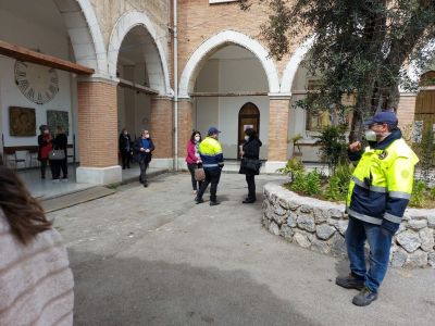 Protezione Civile a supporto dei Centri Vaccinali.