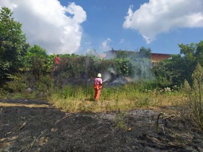 Incendio in localit&agrave; Santa Rosa