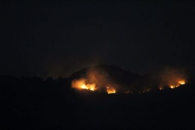 Incendio al Parco naturale Diecimare
