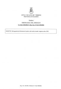 Salvaguardia del patrimonio boschivo dal rischio incendi - stagione estiva 2022.