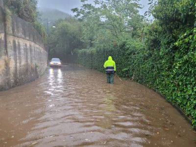 Interbenti della Protezione Civile sul territorio per l'ondata di maltempo.