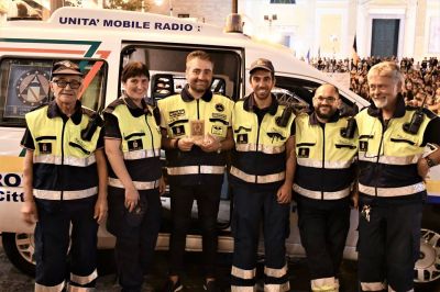 Icona della Vergone dell'Olmo donata al Gruppo comunale cavese.