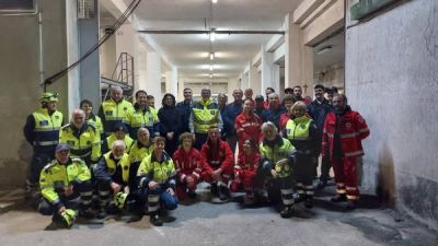 Esercitazione-simulazione nella galleria Alta velocit&agrave; di Santa Lucia.