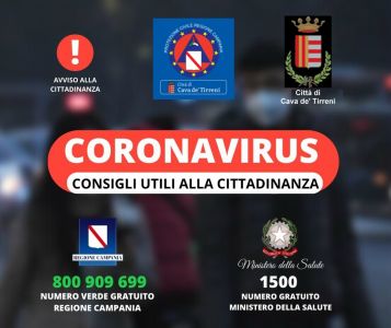 Coronavirus: Suggerimenti da seguire: