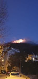 Incendio in localit&agrave; Focetella.