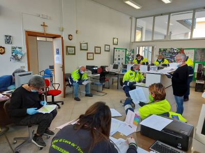 I primi risultati dell'attivit&agrave; di Protezione Civile in citt&agrave;.