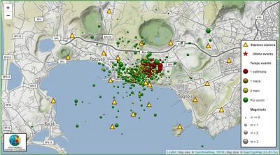 SCIAME SISMICO NELLA NOTTE IN AREA FLEGREA