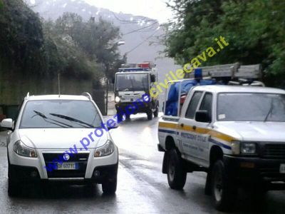 Forti piogge - Interventi della Protezione Civile.