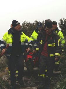 Ritrovato il prof. Grieco Caduto sul Monte San Liberatore.