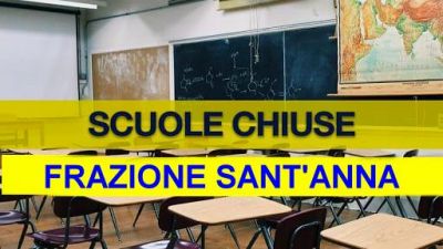 ALLERTA METEO: DOMANI 20 GENNAIO CHIUSE solo le scuole della frazione Sant'Anna.